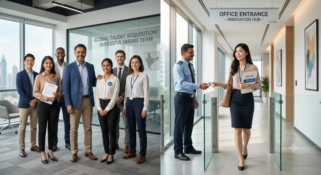 Successful recruitment connecting employers with skilled professionals in Delhi