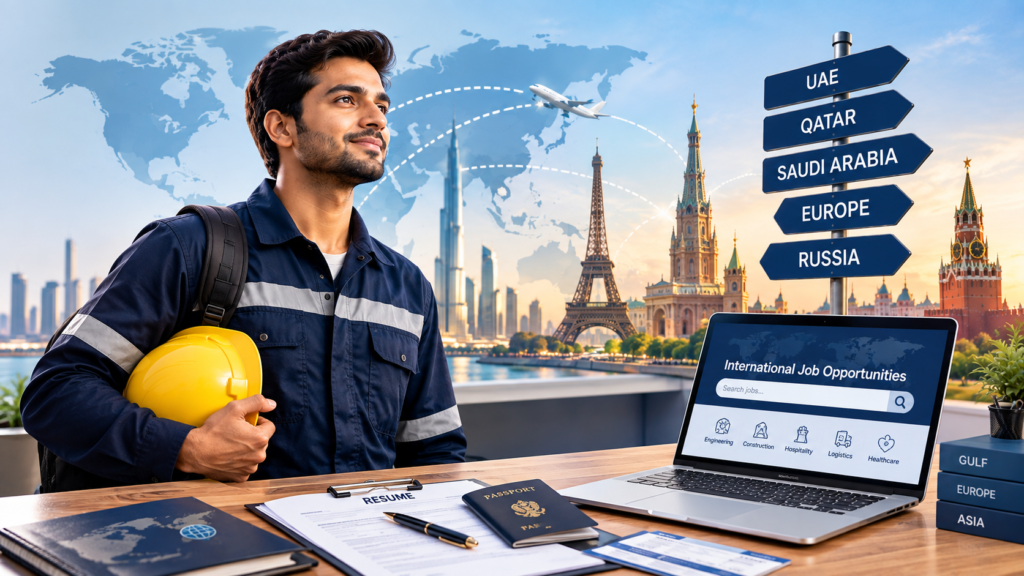 Gulf and Europe job recruitment consultancy in Delhi